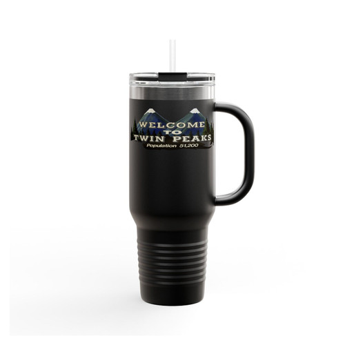 Welcome To Twin Peak Funny Insulated Travel Mug