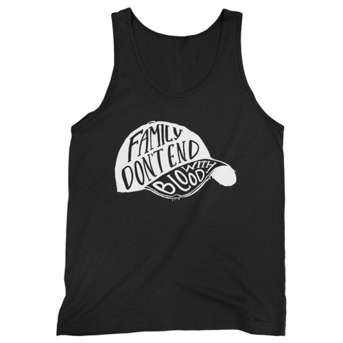 Our cotton supernatural family dont end with blood men tank top is perfect for those intense workouts in the gym, at practice or pickup games.