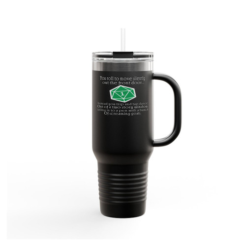 You Reach Out To Push The Orc Off The Bridge Dungeons And Dragons Insulated Travel Mug