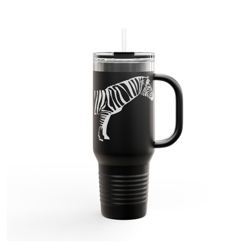Zebra Insulated Travel Mug