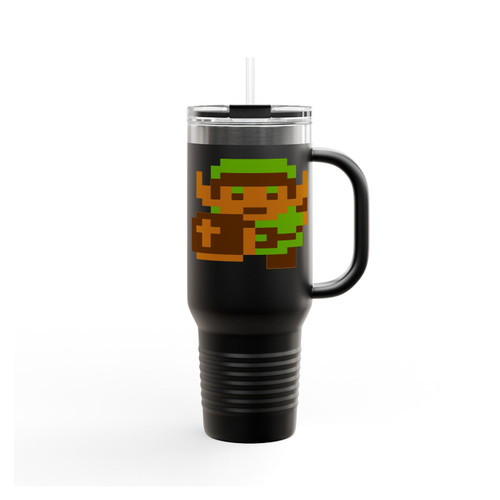 Zelda Pixel Design Insulated Travel Mug