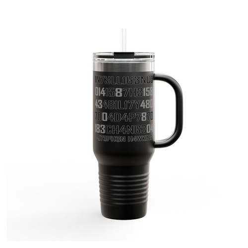 Adapt Or Die Encoded Insulated Travel Mug