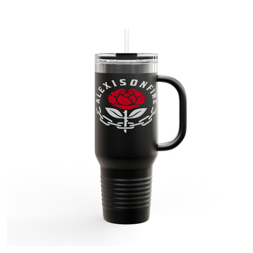 Alexisonfire Rose Rock Band Logo Insulated Travel Mug