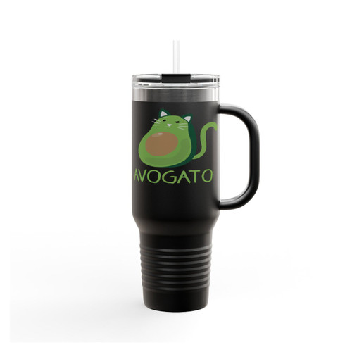 Avocado Cat Avogato Insulated Travel Mug