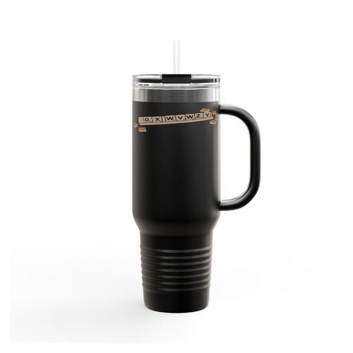 Bad Luck Scrabble Insulated Travel Mug