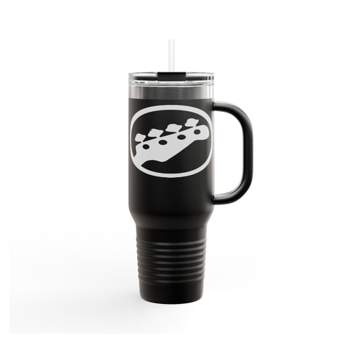 Bass Guitar Logo Insulated Travel Mug