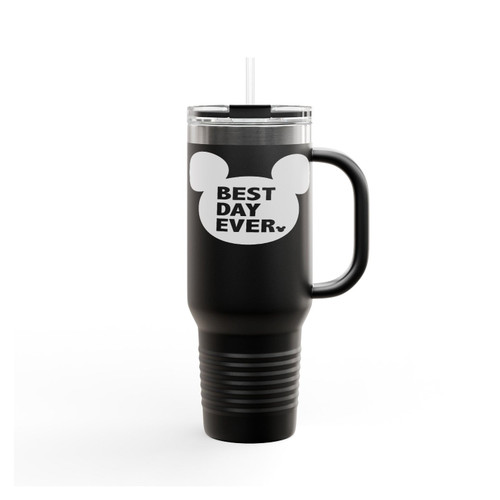 Best Day Ever Mickey Mouse Insulated Travel Mug