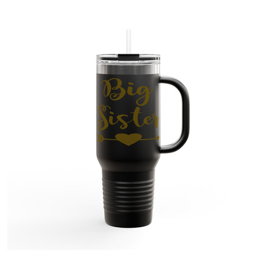 Big Sister Heart Arrow Insulated Travel Mug