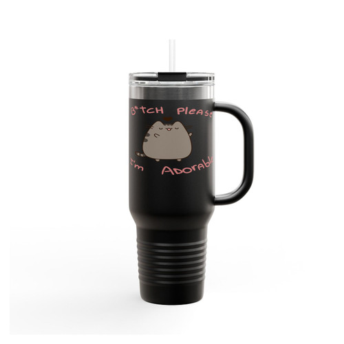 Bitch Please I'm Adorable Cat Insulated Travel Mug