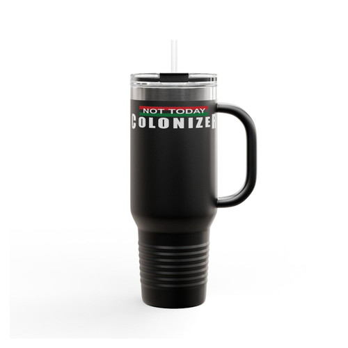 Black Panther Not Today Colonizer Insulated Travel Mug