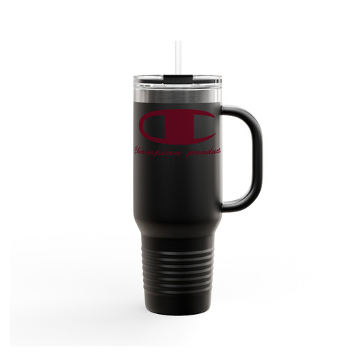 Champion Procucts Logo Insulated Travel Mug