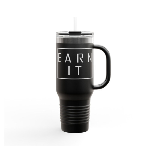 Earn It Hustle Insulated Travel Mug