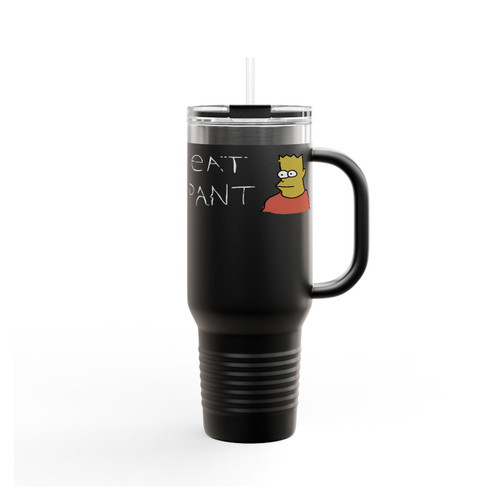 Eat Pant Art Insulated Travel Mug