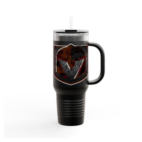Flowers Inspired Golden Knights Insulated Travel Mug