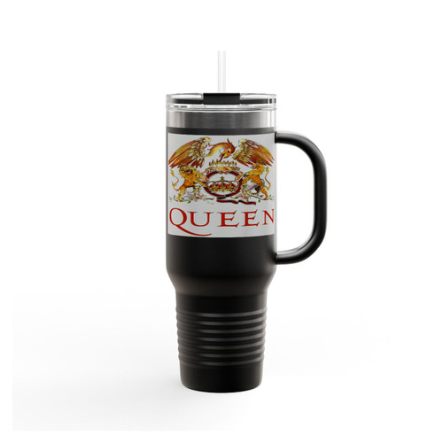 Freddie Mercury Qeen Band Logo Insulated Travel Mug