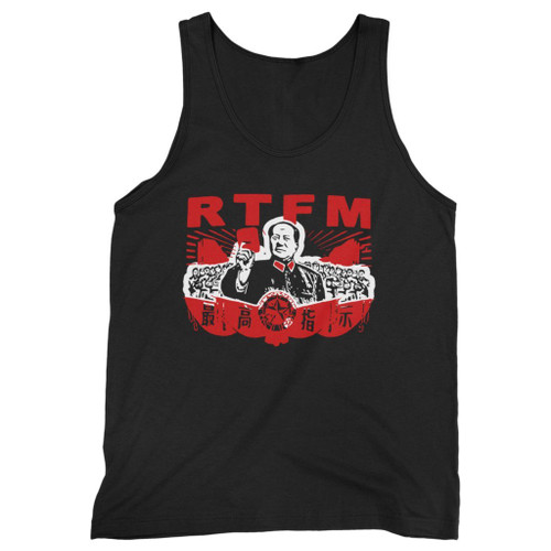 Our cotton the it crowd rtfm chairman mao roy men tank top is perfect for those intense workouts in the gym, at practice or pickup games.