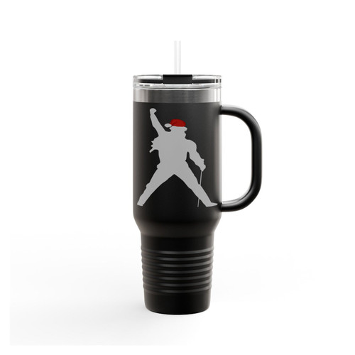 Freddie Santa Rock And Roll Band Insulated Travel Mug