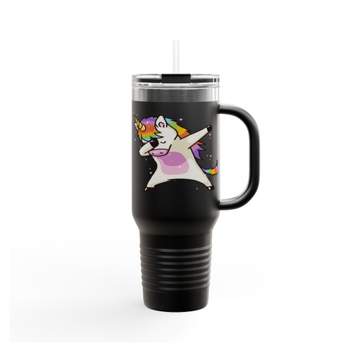 Funny Dab Unicorn Insulated Travel Mug