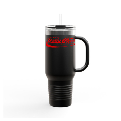 Funny Enjoy Jesus Christ Insulated Travel Mug