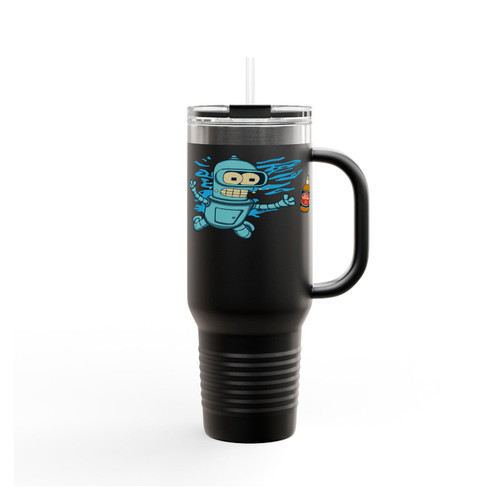 Futurama Bender Beer Insulated Travel Mug