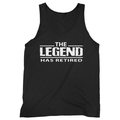 Our cotton the legend has retired custom men tank top is perfect for those intense workouts in the gym, at practice or pickup games.