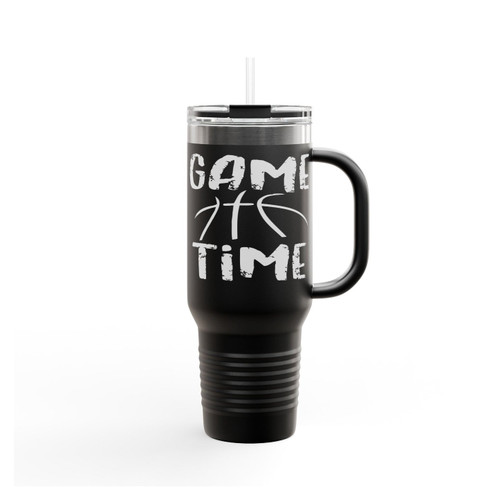 Game Time Basketball Insulated Travel Mug