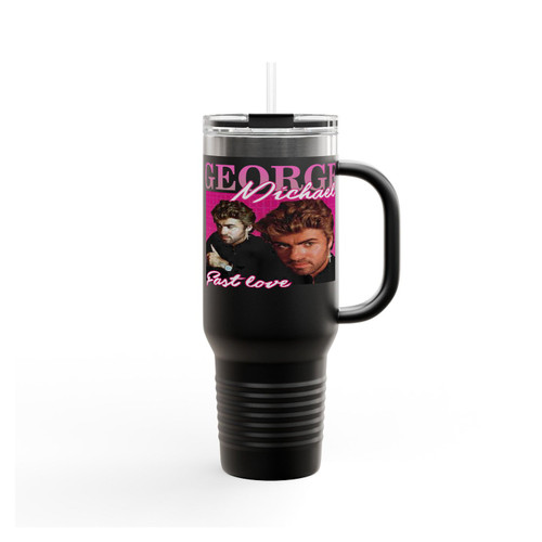 George Michael Fast Love Insulated Travel Mug