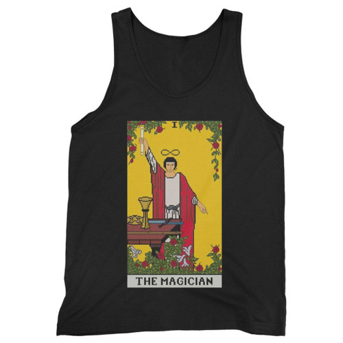 Our cotton the magician tarot card men tank top is perfect for those intense workouts in the gym, at practice or pickup games.