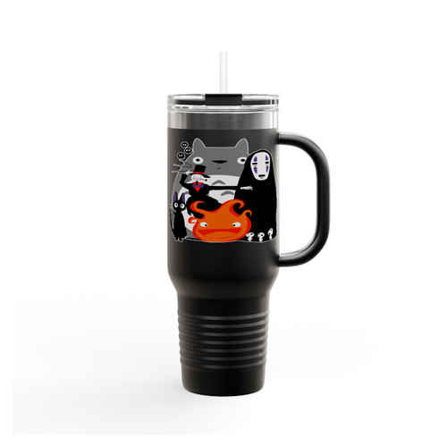 Ghibli's Away Cartoon Insulated Travel Mug