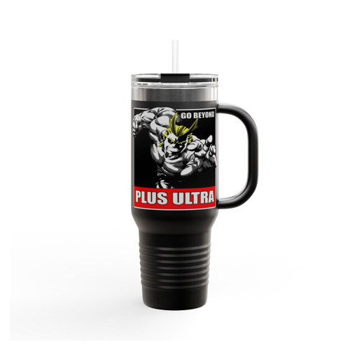 Go Beyond Plus Ultra My Hero Academia Anime Insulated Travel Mug