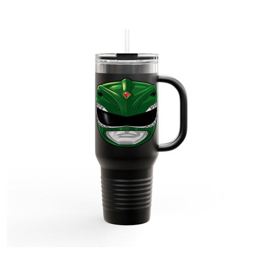 Go Go Power Rangers Mighty Morphin Green Ranger Insulated Travel Mug