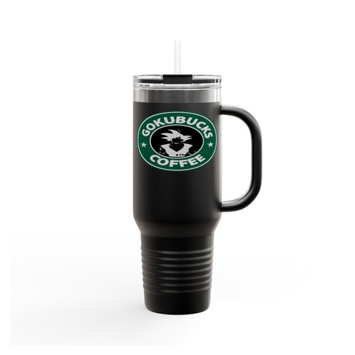 Gokubucks Saiyan Dragon Ball Logo Insulated Travel Mug