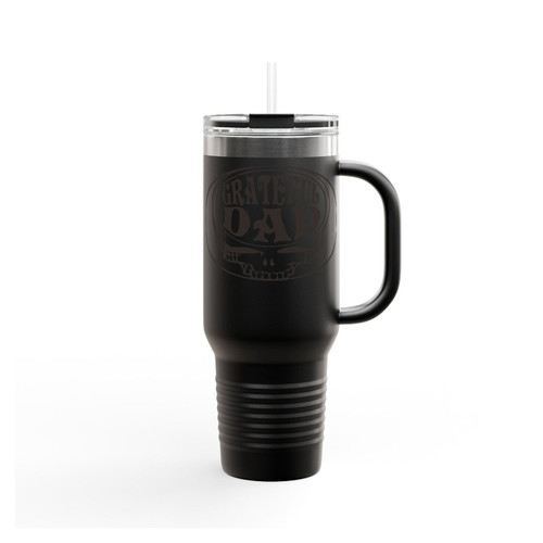 Grateful Dad Skull Insulated Travel Mug