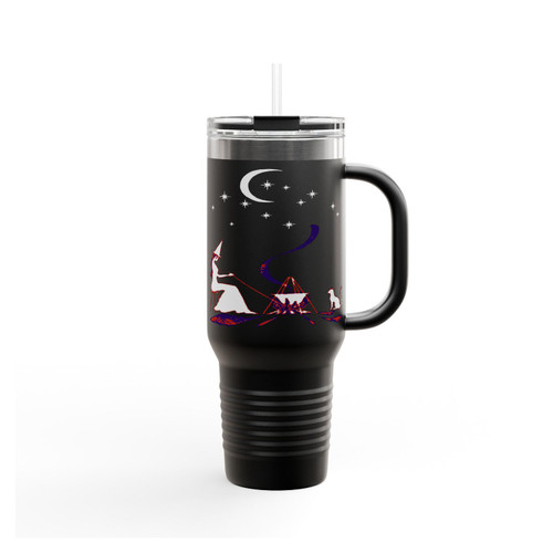 Halloween Witch Gypsy Witch Insulated Travel Mug