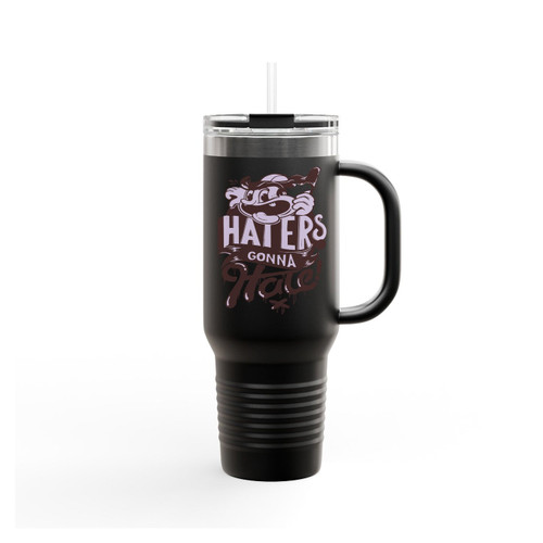 Haters Gonna Hate Logo Inspiration Insulated Travel Mug