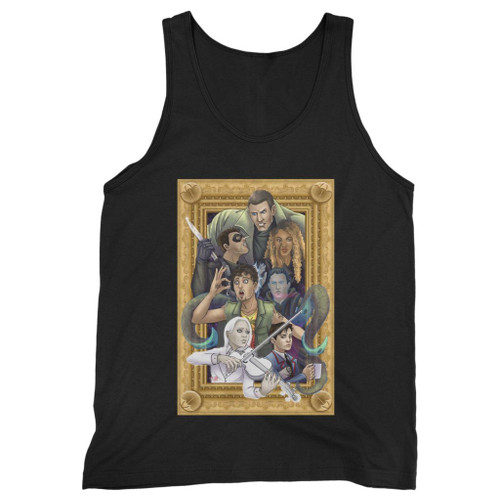Our cotton the umbrella academy poster men tank top is perfect for those intense workouts in the gym, at practice or pickup games.