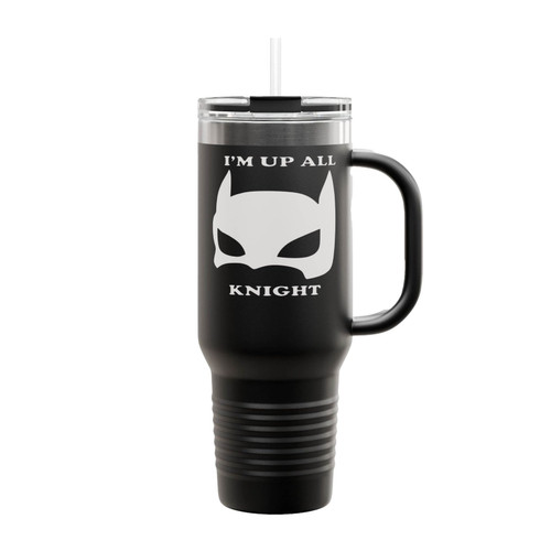 I'm Up All Knight&Quot Bat Inspired Insulated Travel Mug