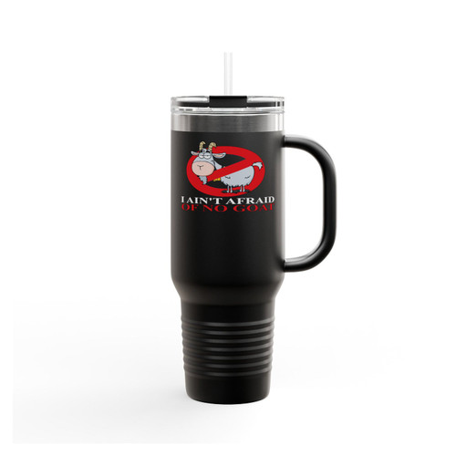 I Ain't Afraid Of No Goat Bill Murray Cubs Baseball Insulated Travel Mug