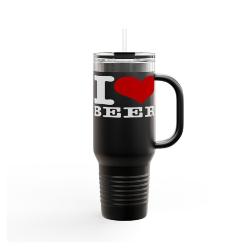 I Love Beer Insulated Travel Mug