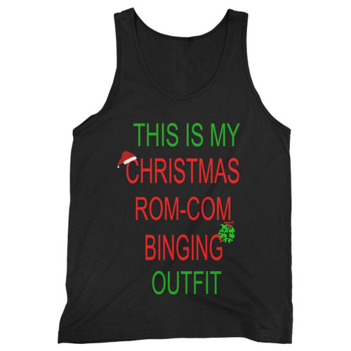 Our cotton this is my christmas rom com binging outfit custom men tank top is perfect for those intense workouts in the gym, at practice or pickup games.