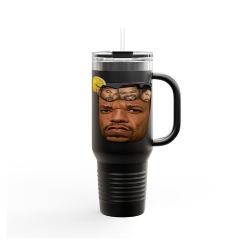 Ice T With Ice Cube Insulated Travel Mug