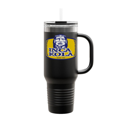 Inca Kola Peru Golden Kola Bubblegum Insulated Travel Mug