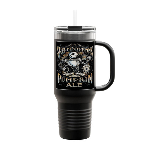 Jack Skellington Nightmare Before Christmas Parody Insulated Travel Mug