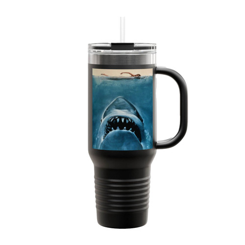 Jaws Shark Killed Movie Insulated Travel Mug
