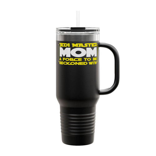 Jedi Master Mom A Force To Be Reckoned With Insulated Travel Mug