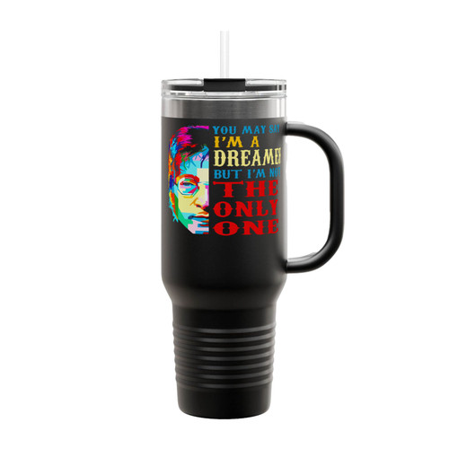 John Lennon Dreamer Insulated Travel Mug