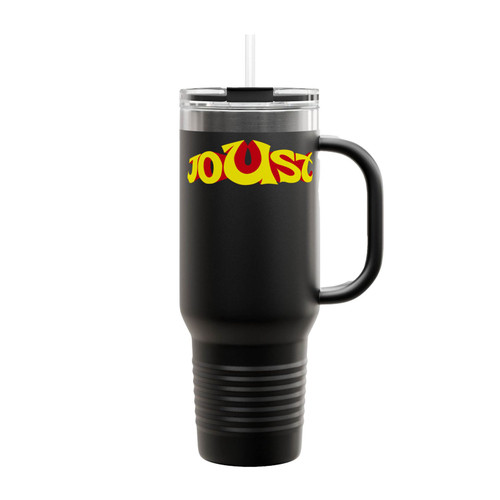 Joust Video Game Insulated Travel Mug