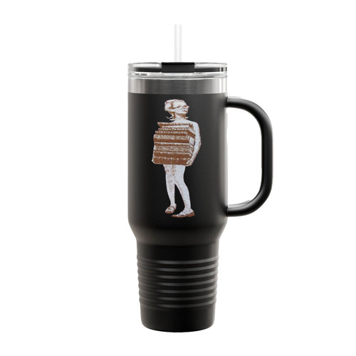 Just Books Librarian Vintage Insulated Travel Mug