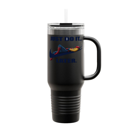 Just Do It Later Spider-Man Insulated Travel Mug