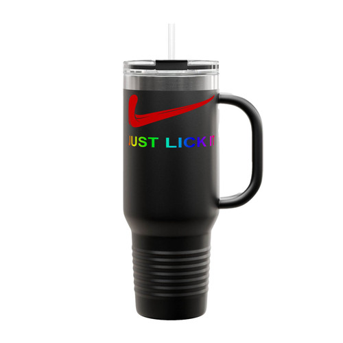 Just Lick It Insulated Travel Mug